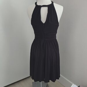 Elegant Black Halter Dress by WHBM SZ 00